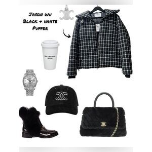 SOLD- Jason Wu Black & White Jacket